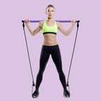 Multifunctional stretch Pilates bar for home workouts