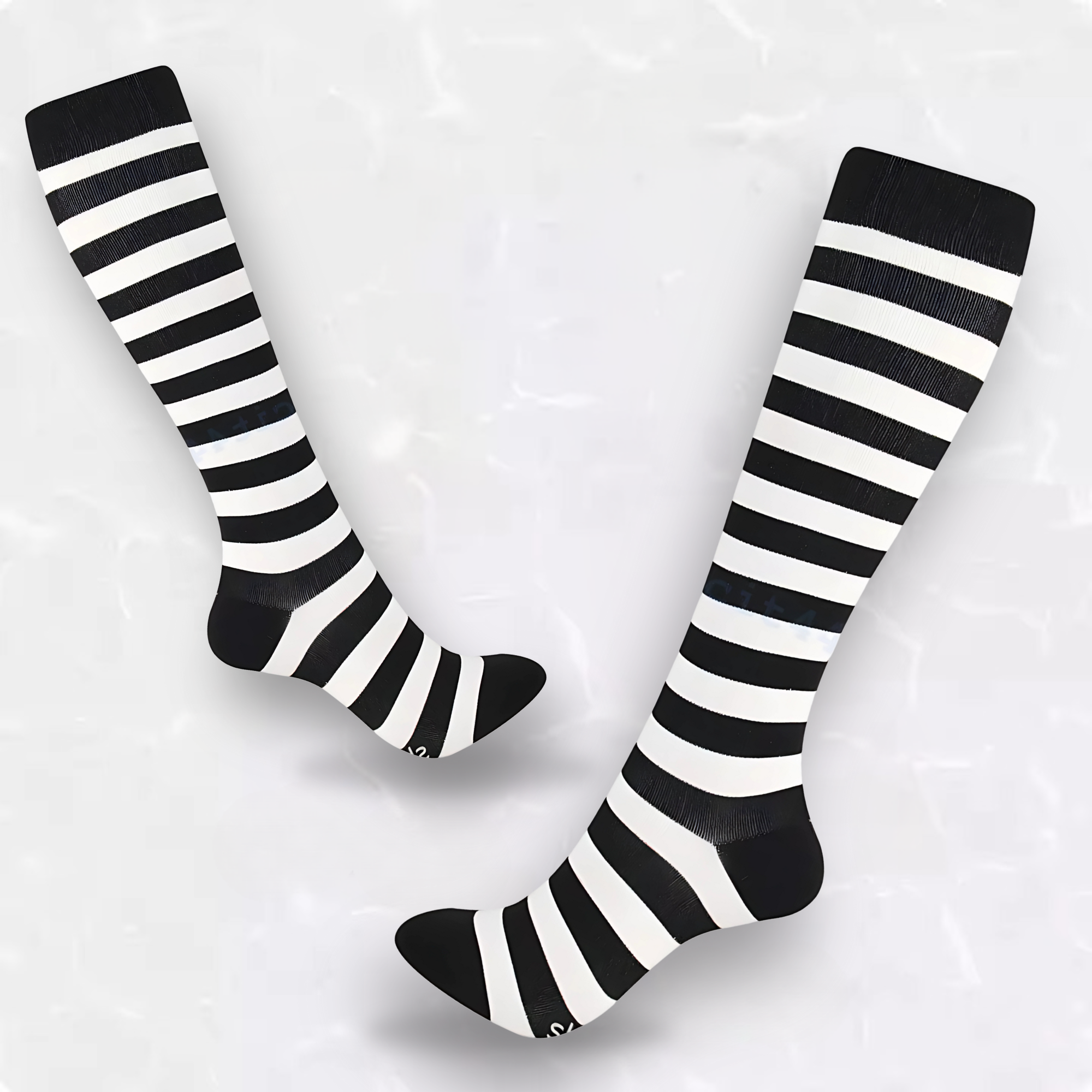 Striped Patterned LegEase Compression Socks
