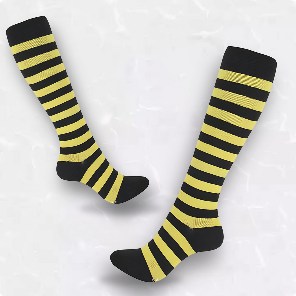 Striped Patterned LegEase Compression Socks