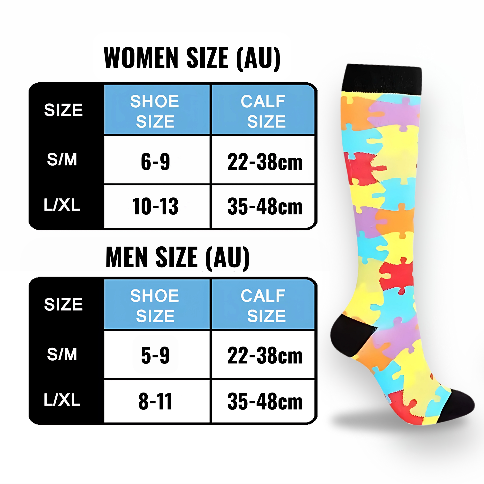 Checker Patterned LegEase Compression Socks