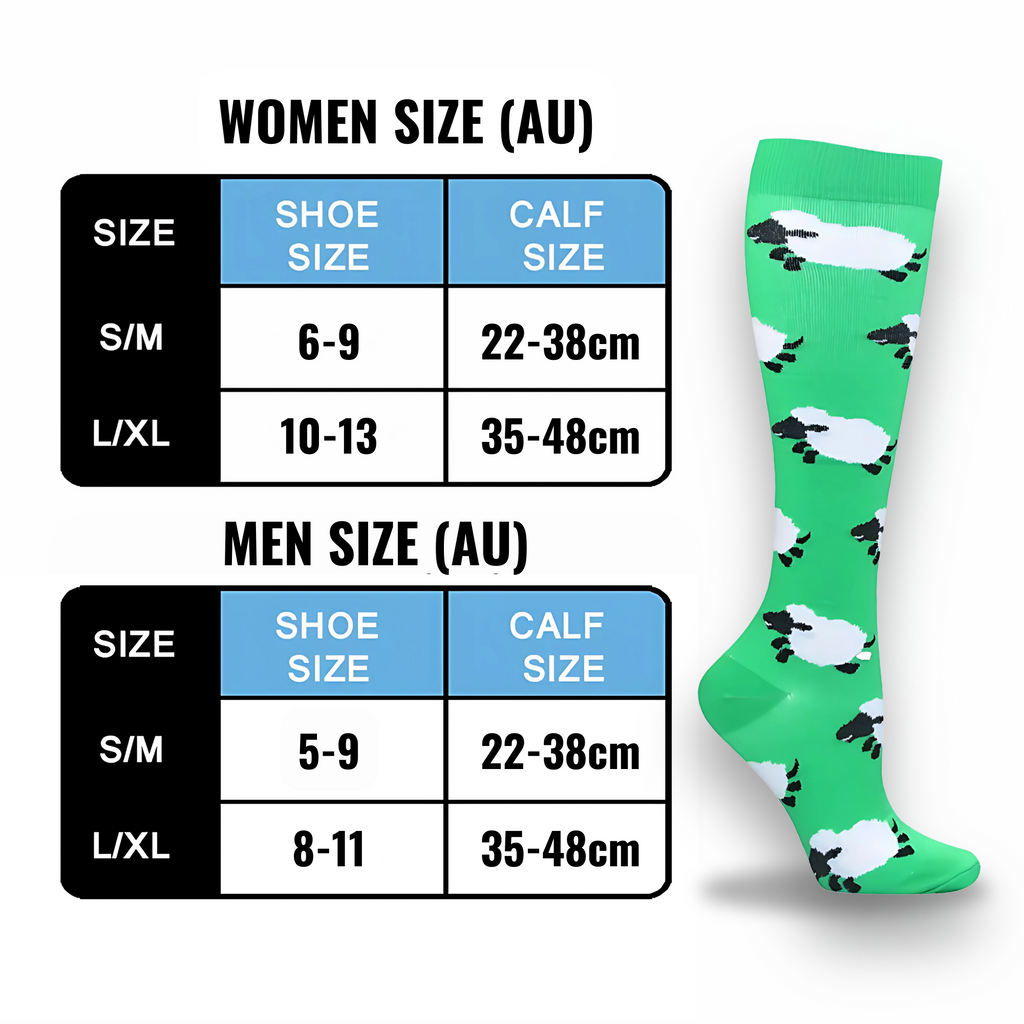 Animal Patterned LegEase Compression Socks