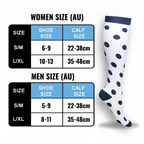 Spotted Patterned LegEase Compression Socks