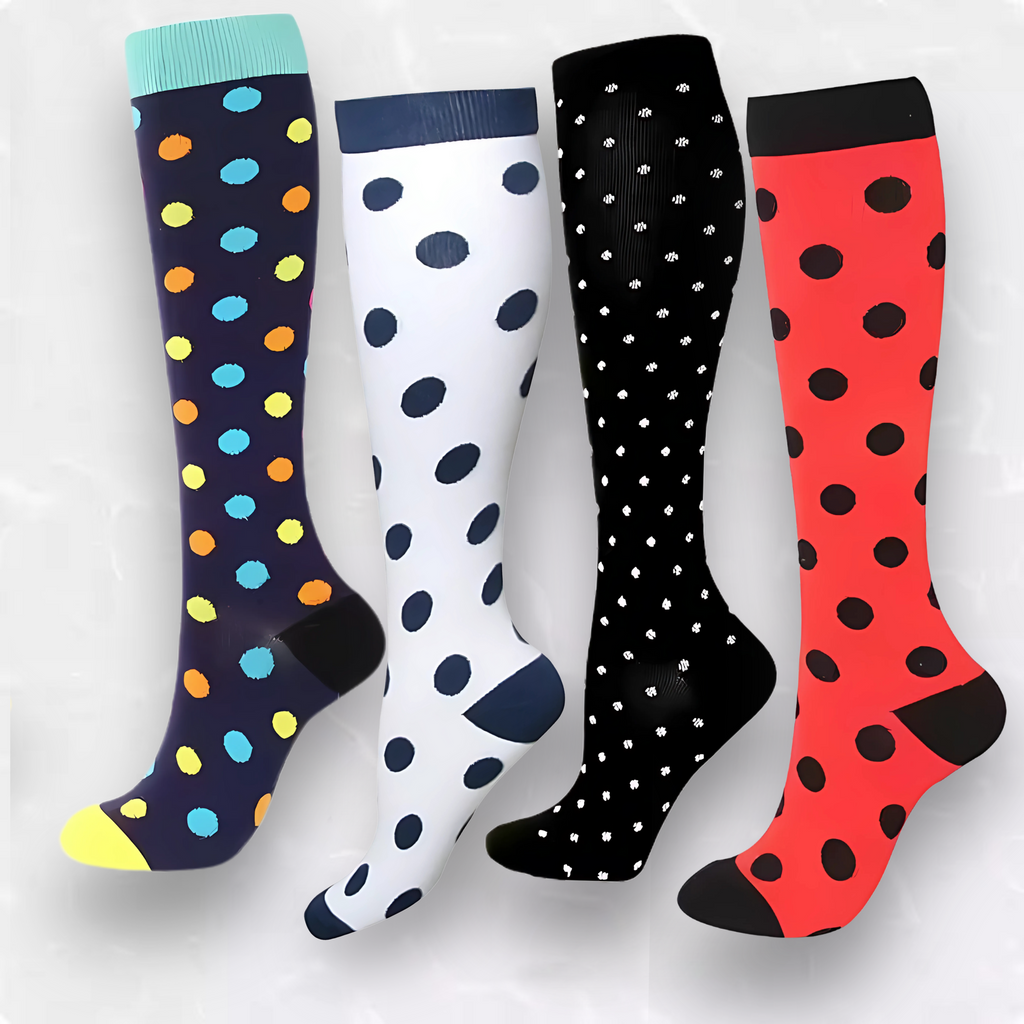 Fun Patterned LegEase Compression Socks