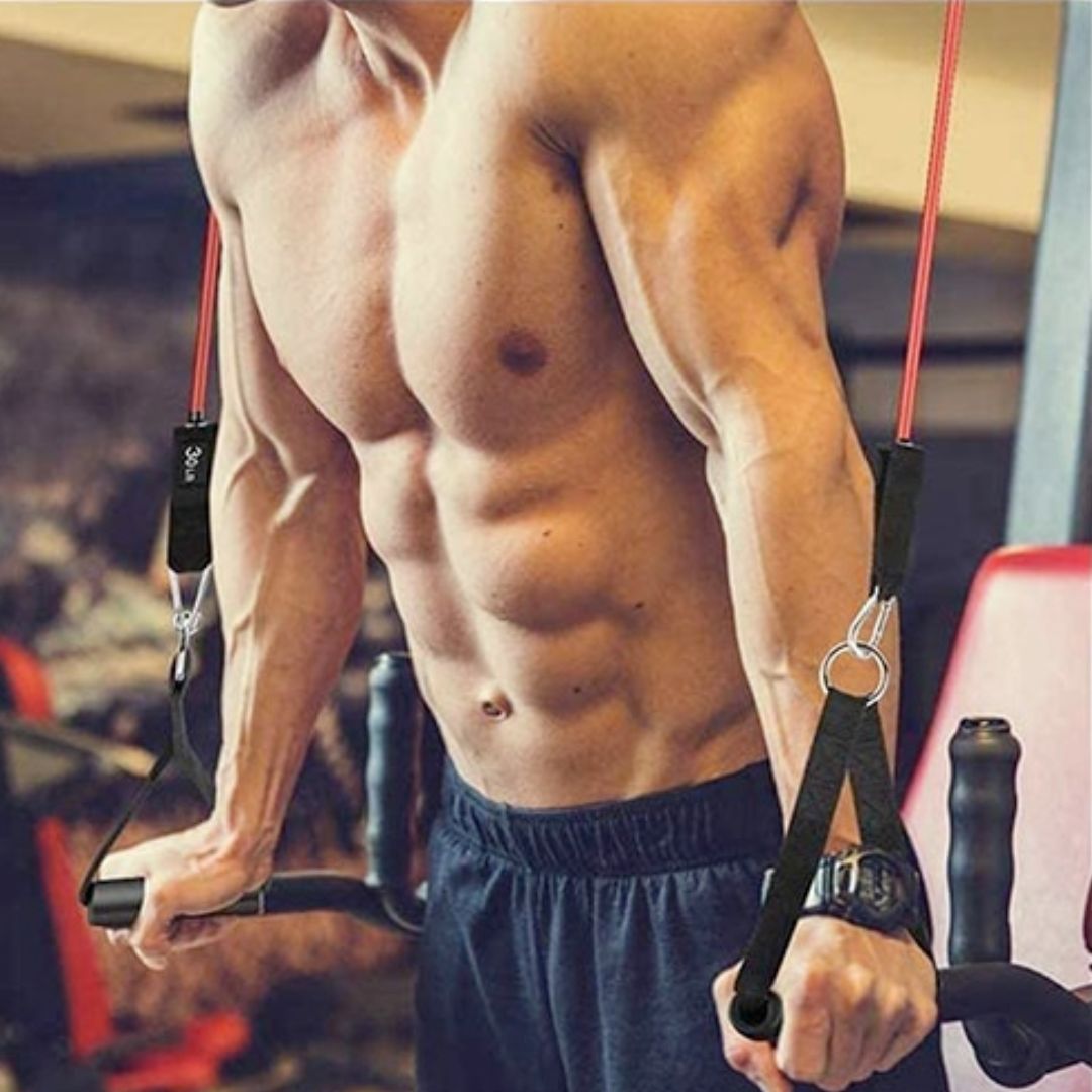 11 Piece Fitness Resistance Bands Exercise Set