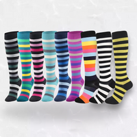 Striped Patterned LegEase Compression Socks
