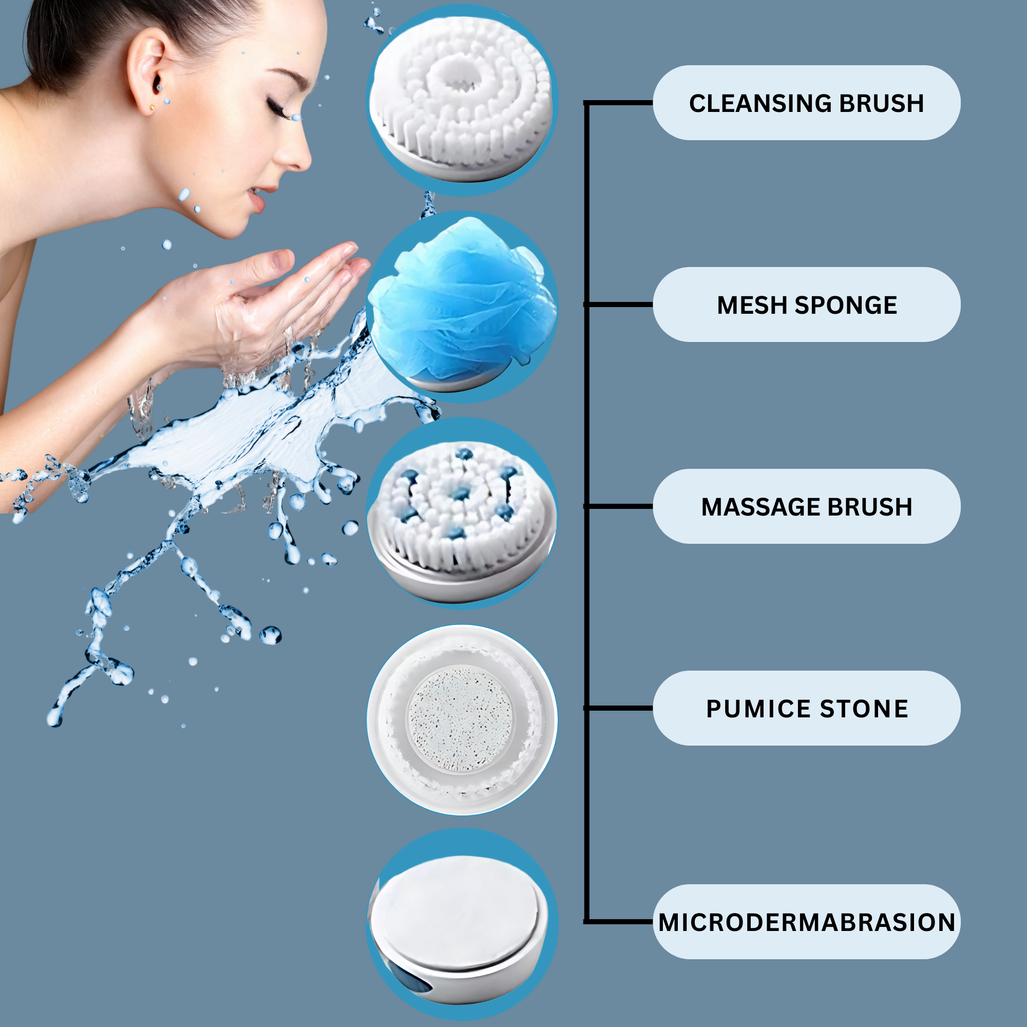 Electric Body Shower Brush