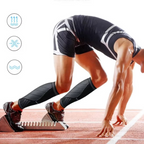 Sports compression calf sleeves for support and recovery