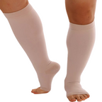 Plus sized Open Toe Compression Socks
