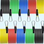 11 Piece Fitness Resistance Bands Exercise Set