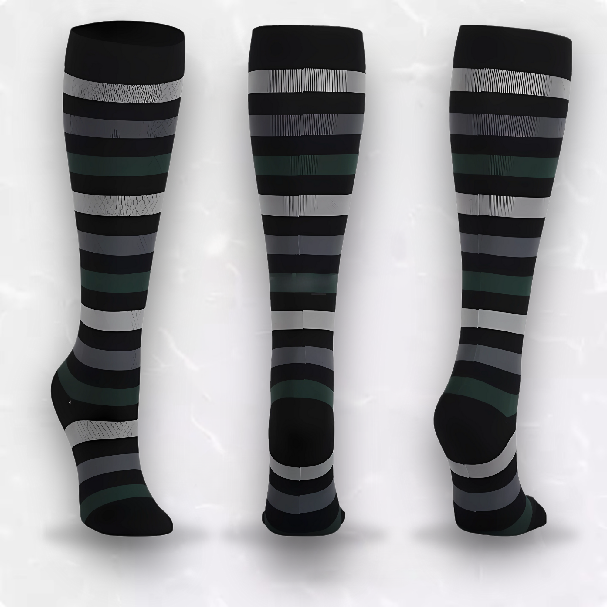 Striped Patterned LegEase Compression Socks