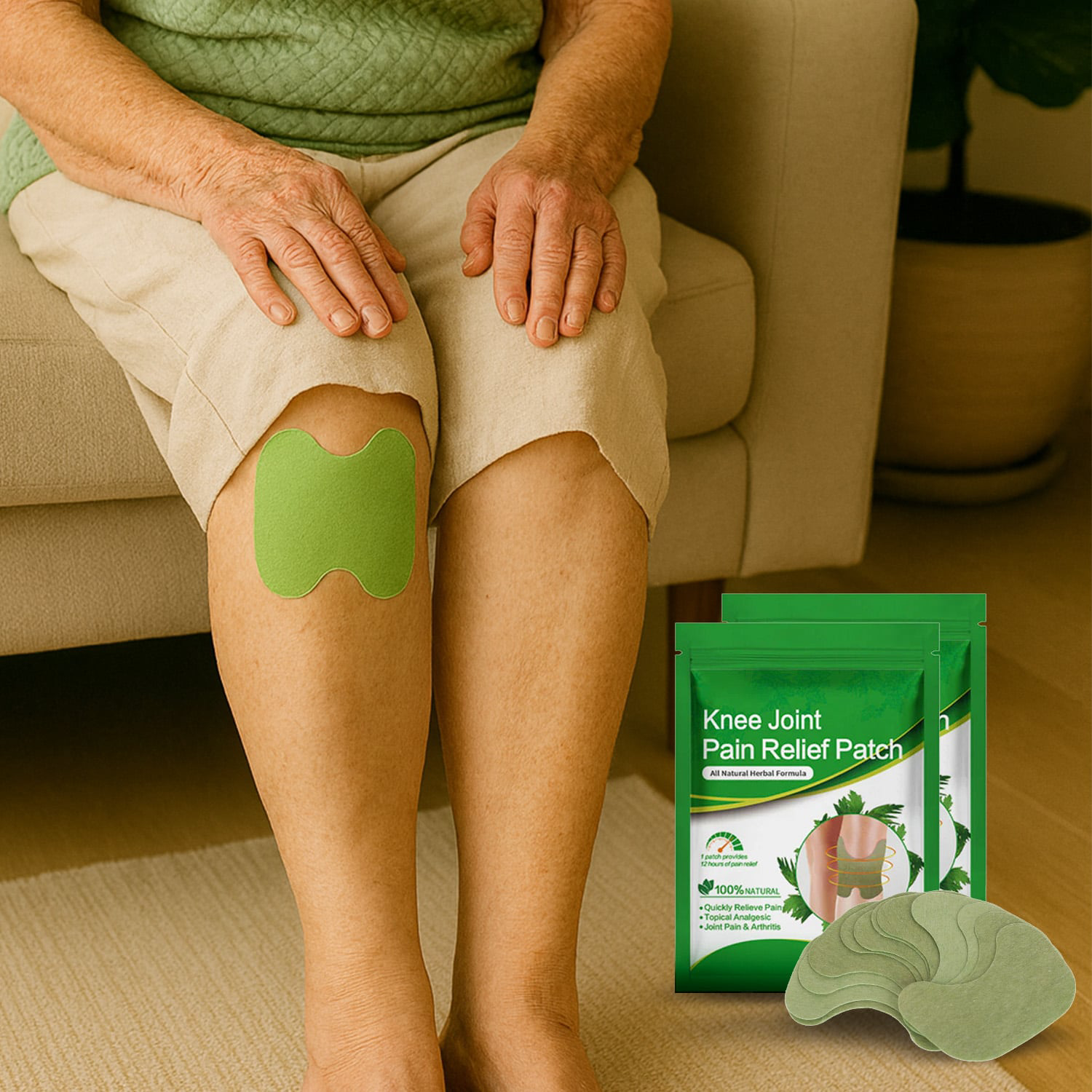 Natural Herbal Knee Patch