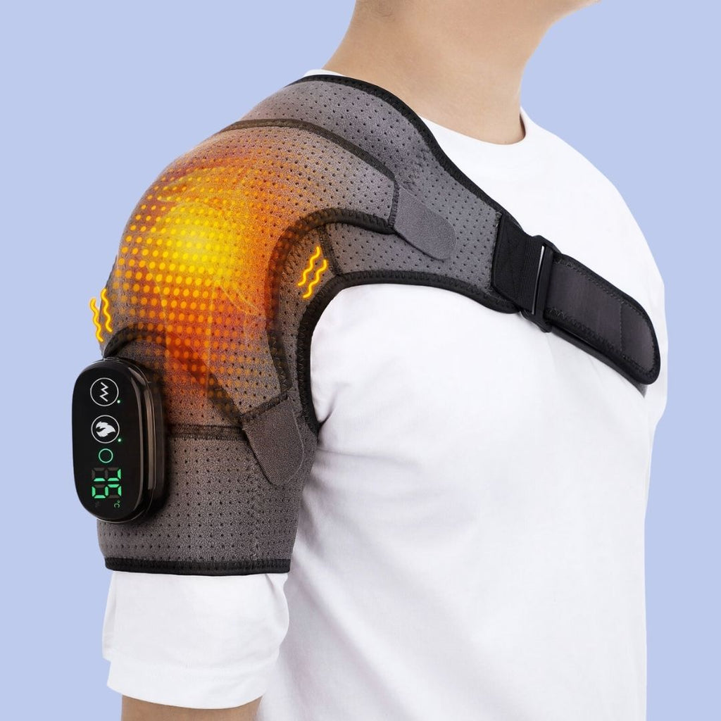 Heated Compression Shoulder Brace with Vibration