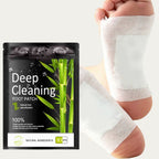 Bamboo charcoal foot patch for detox and odor control