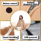 Cordless USB Heated Shawl