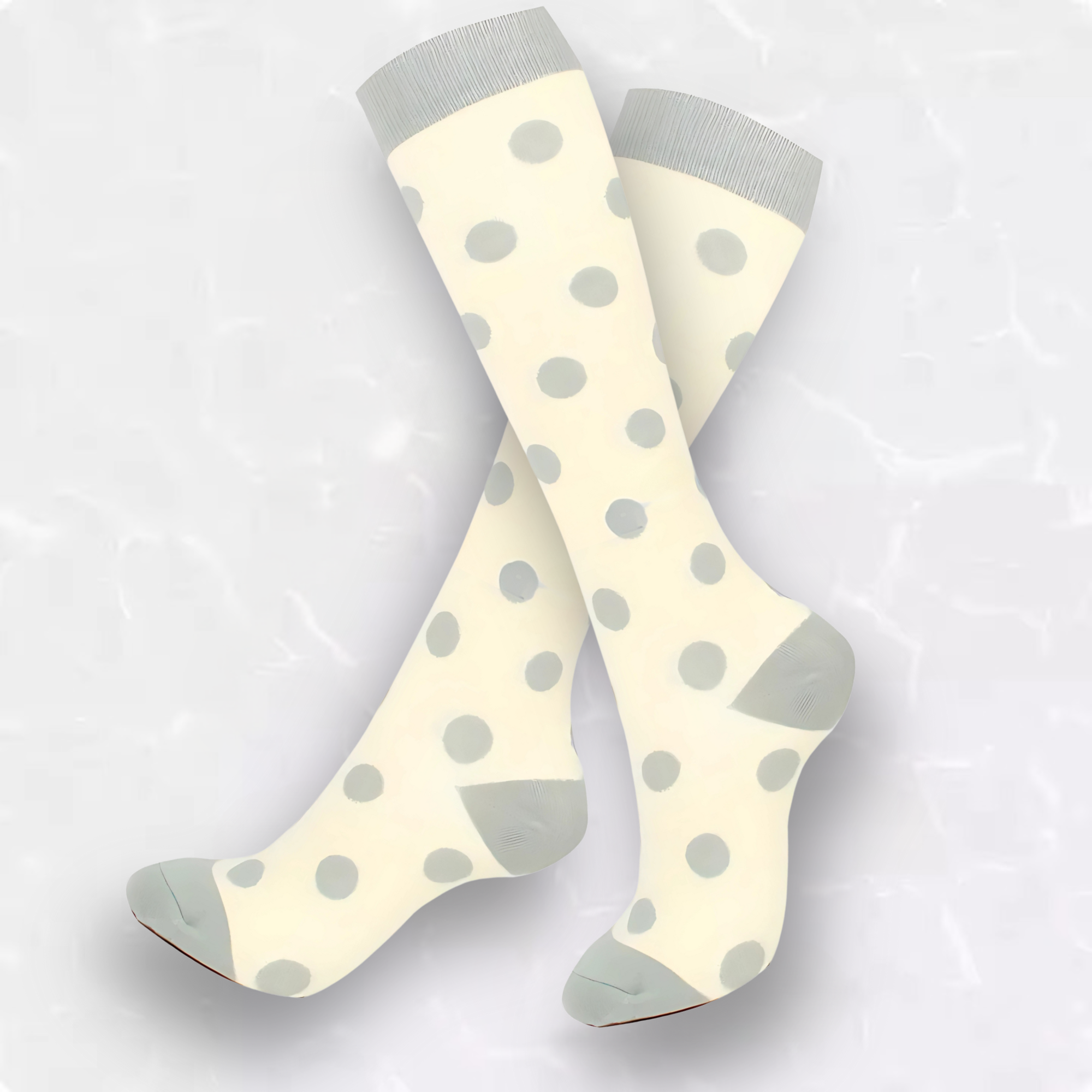 Spotted Patterned LegEase Compression Socks