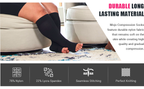 Plus sized Open Toe Compression Socks