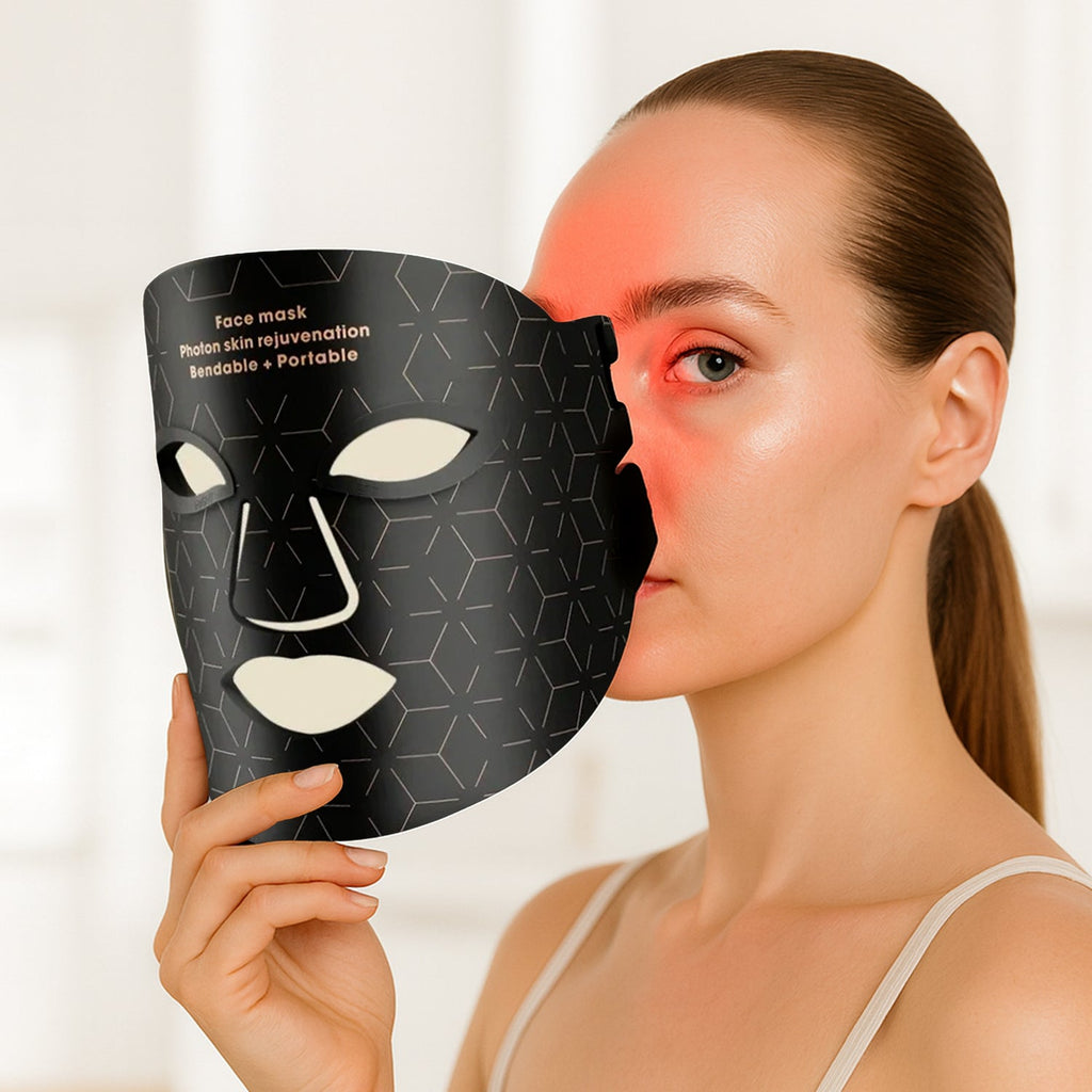 Advanced 240-Light Infrared LED beauty mask for face and neck