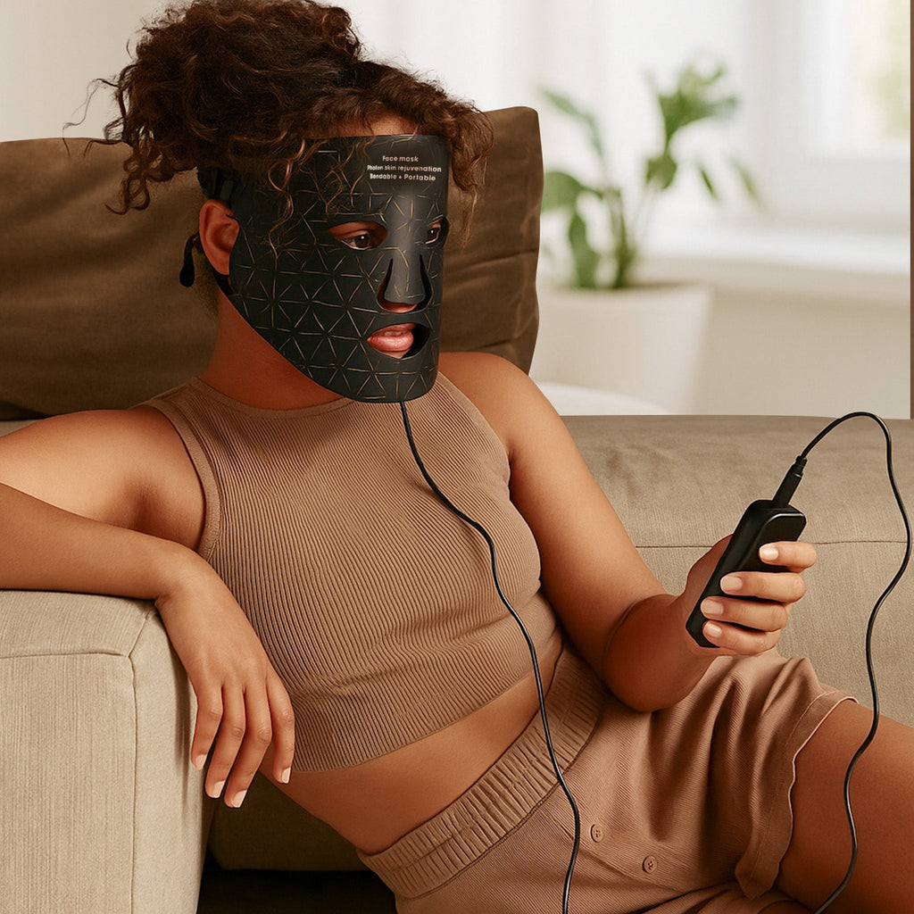 Advanced 240-Light Infrared LED Beauty Mask for Face & Neck