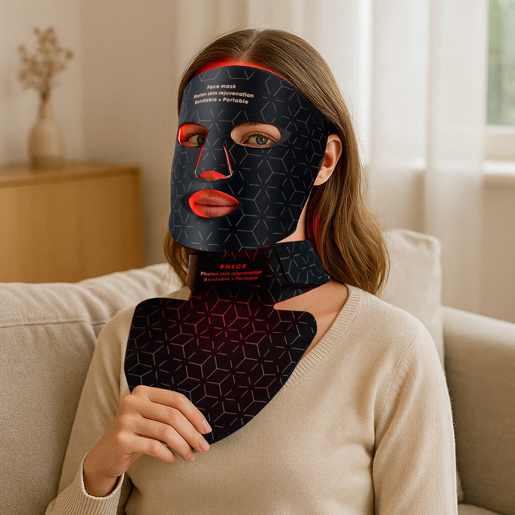 Advanced 240-Light Infrared LED Beauty Mask for Face & Neck