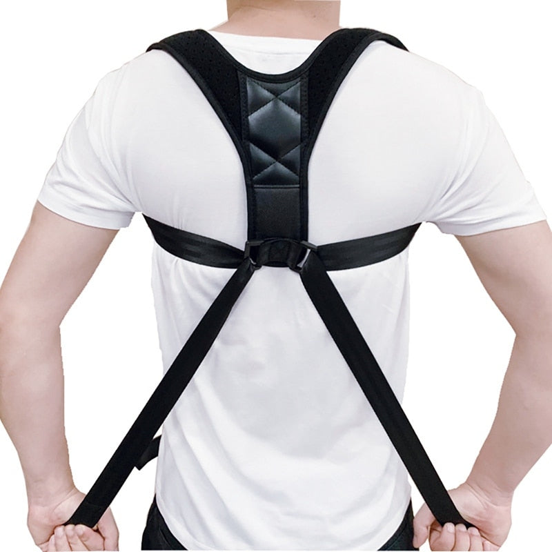 PostureEase adjustable back & shoulder brace for alignment and pain relief