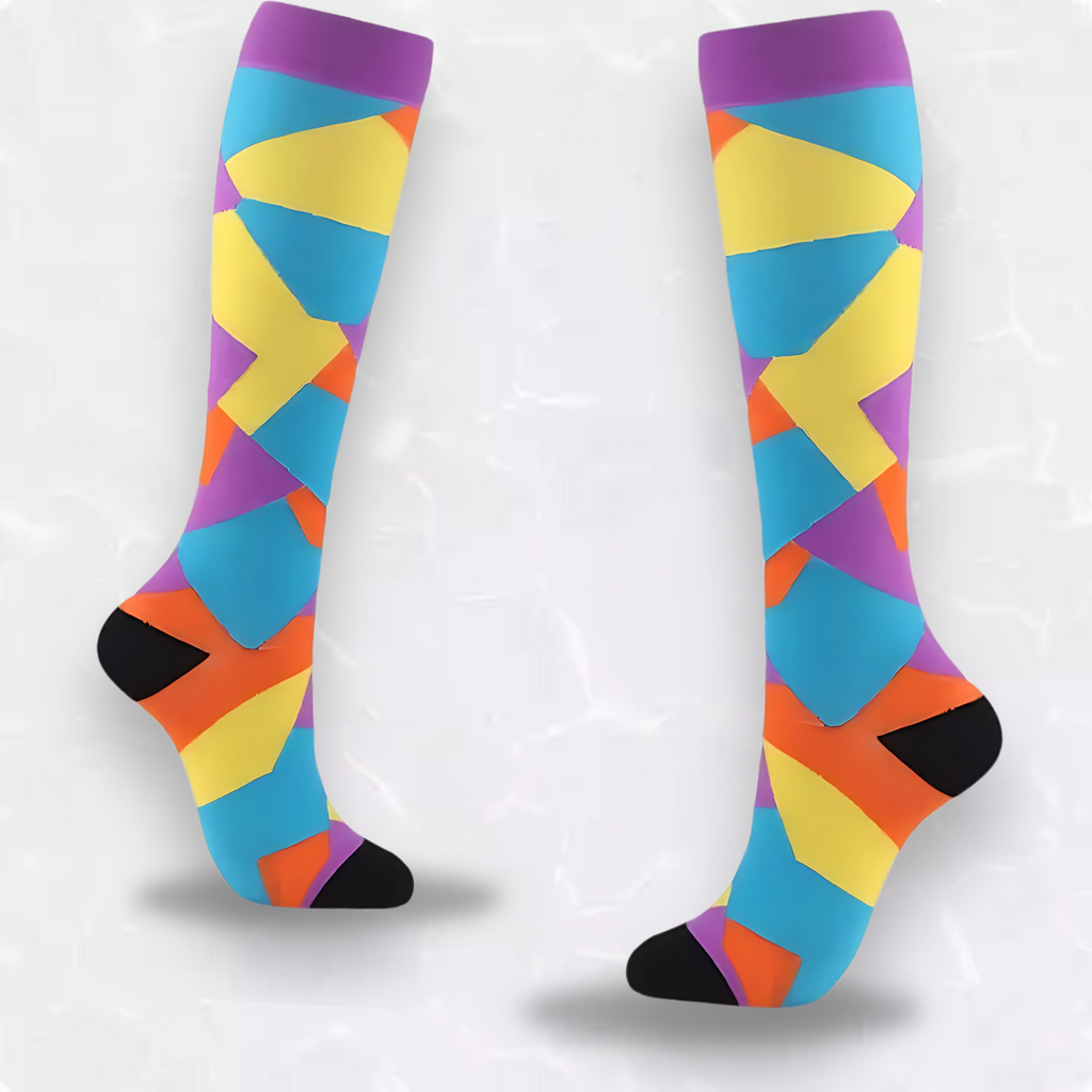 Fun Patterned LegEase Compression Socks