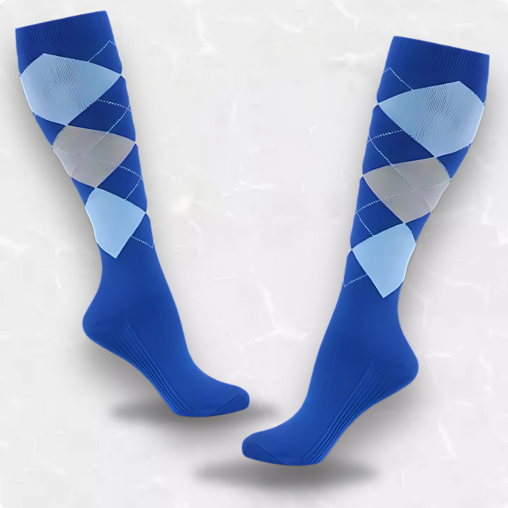 Checker Patterned LegEase Compression Socks