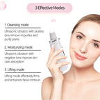 Ultrasonic Facial Skin Scrubber