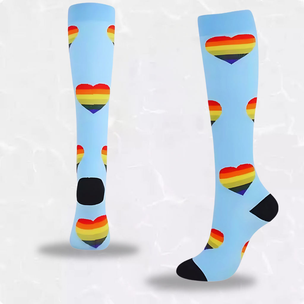 Fun Patterned LegEase Compression Socks