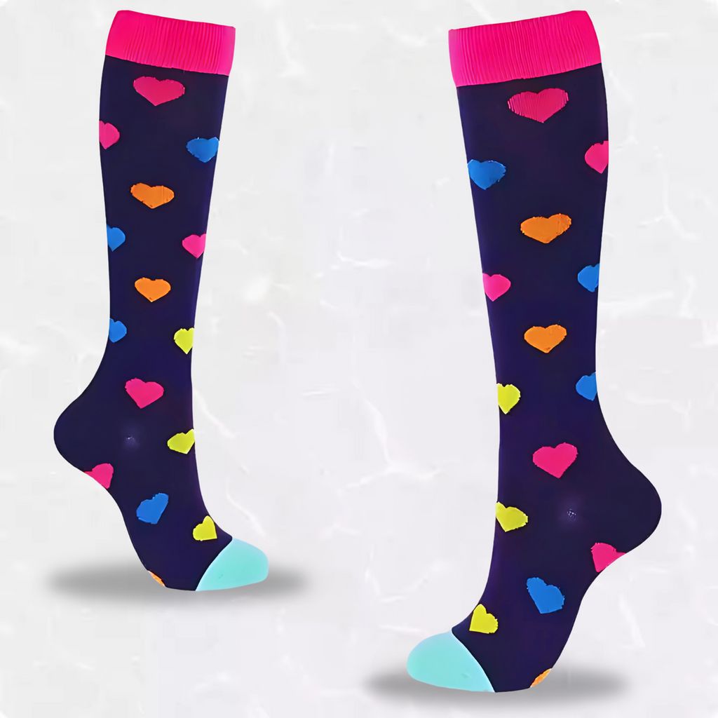 Fun Patterned LegEase Compression Socks