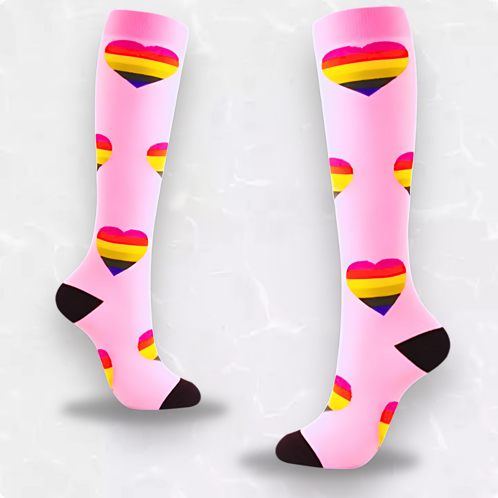 Fun Patterned LegEase Compression Socks