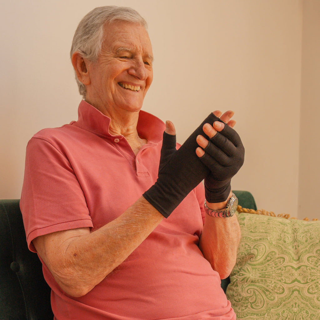 Pain relief therapeutic heat gloves for hand warmth and joint comfort