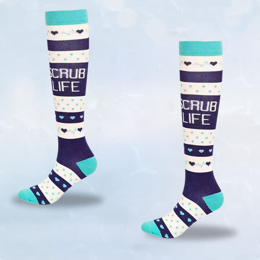 Fun Patterned LegEase Compression Socks