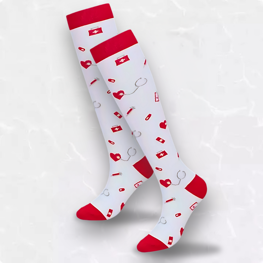 Medical Patterned LegEase Compression Socks
