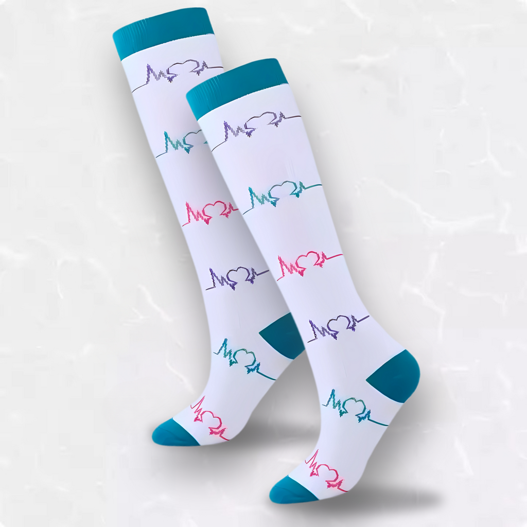 Medical Patterned LegEase Compression Socks