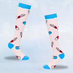 Fun Patterned LegEase Compression Socks