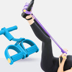 Multi-function resistance band for strength and flexibility training