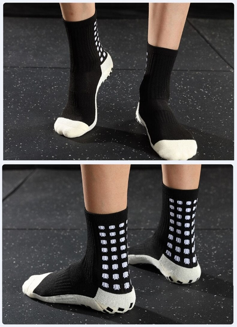 Mid Calf Length Grip Socks