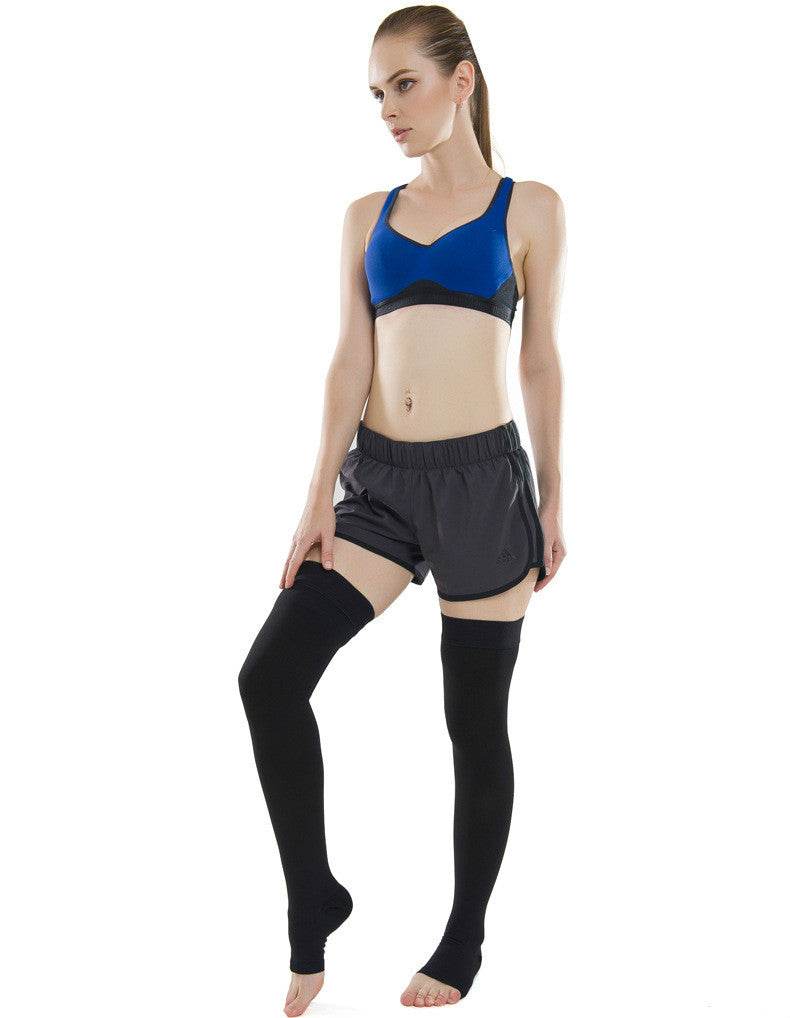Micro Thigh High Compression Stockings