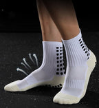 Mid Calf Length Grip Socks