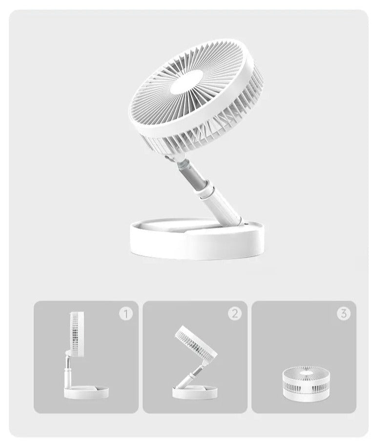 Rechargeable Portable Folding Fan