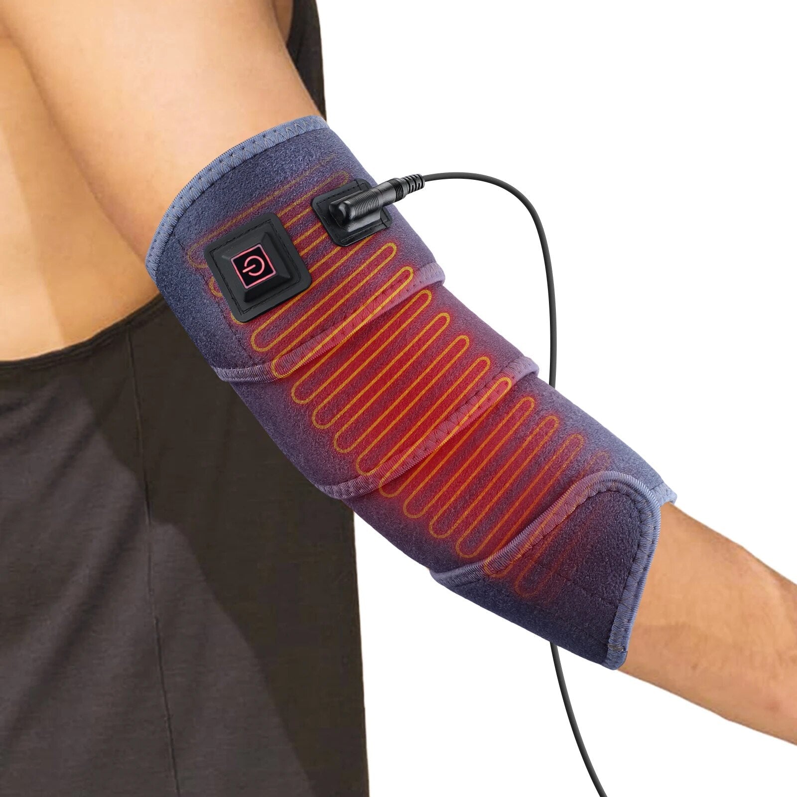 Electric heating wrist and arm wrap for pain relief