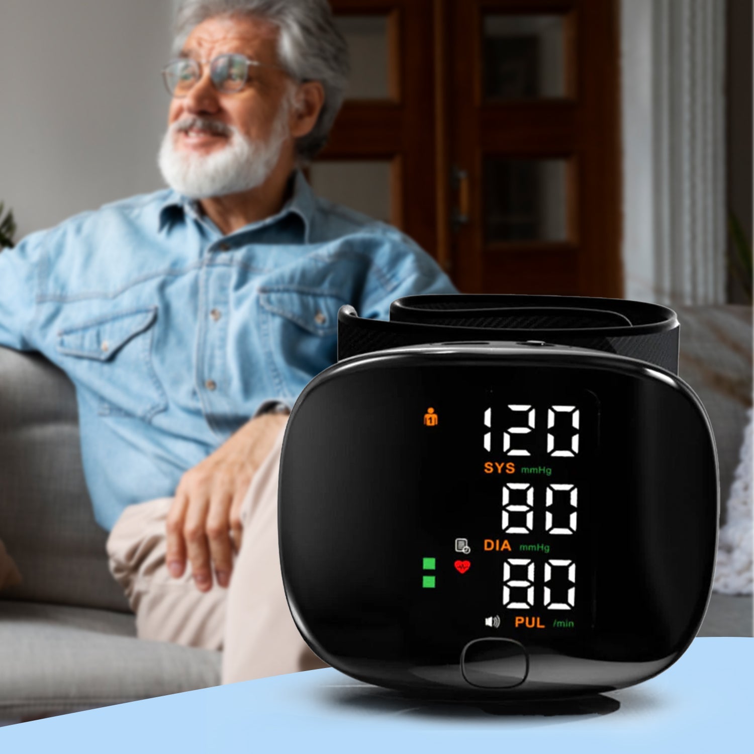 Smart Wrist Blood Pressure Monitor