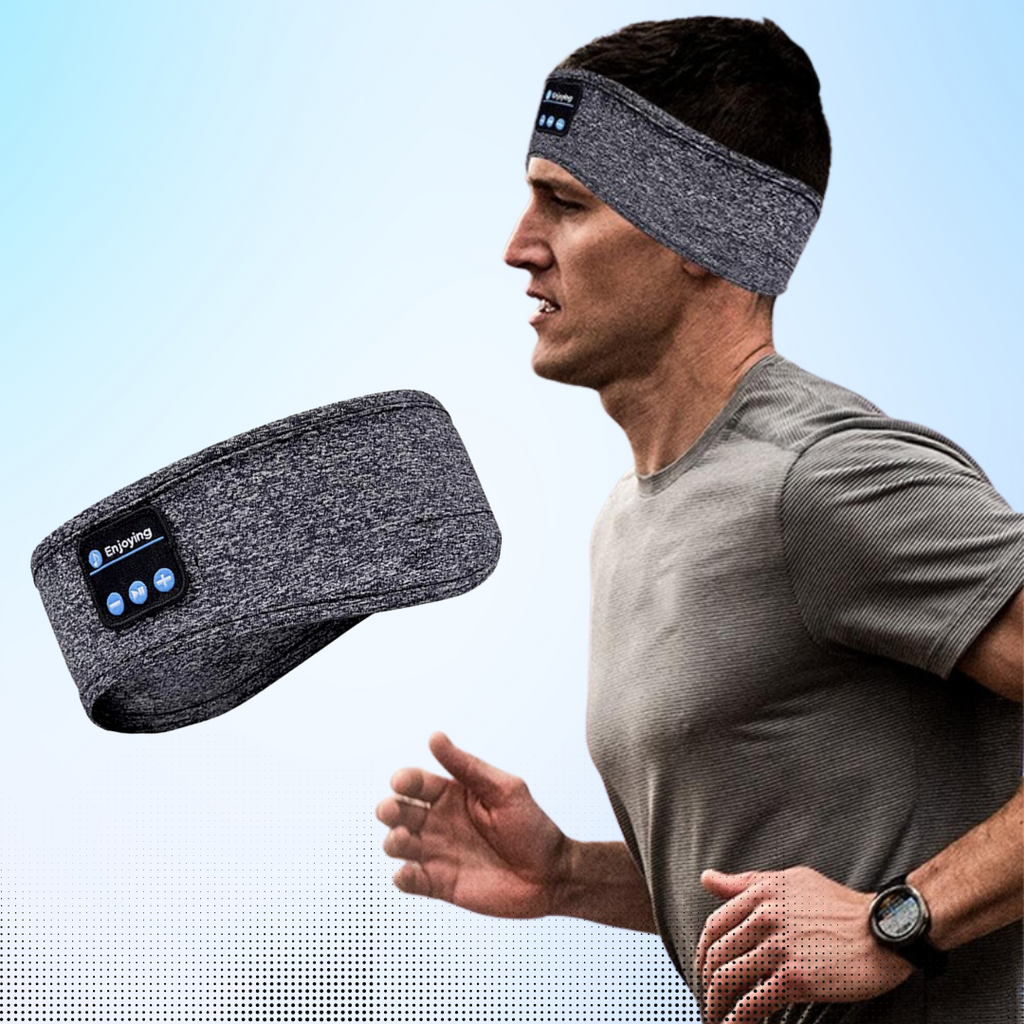 Snoring solution headband for improved sleep and breathing