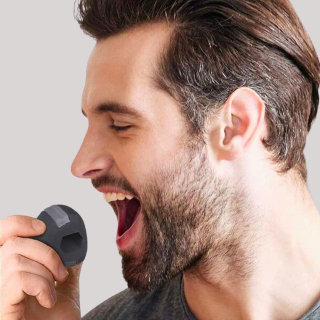 Jawline exerciser for facial toning and strengthening