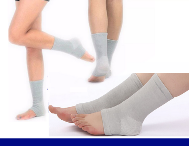 Orthopaedic Bamboo Compression Ankle Support Sleeves (PAIR)