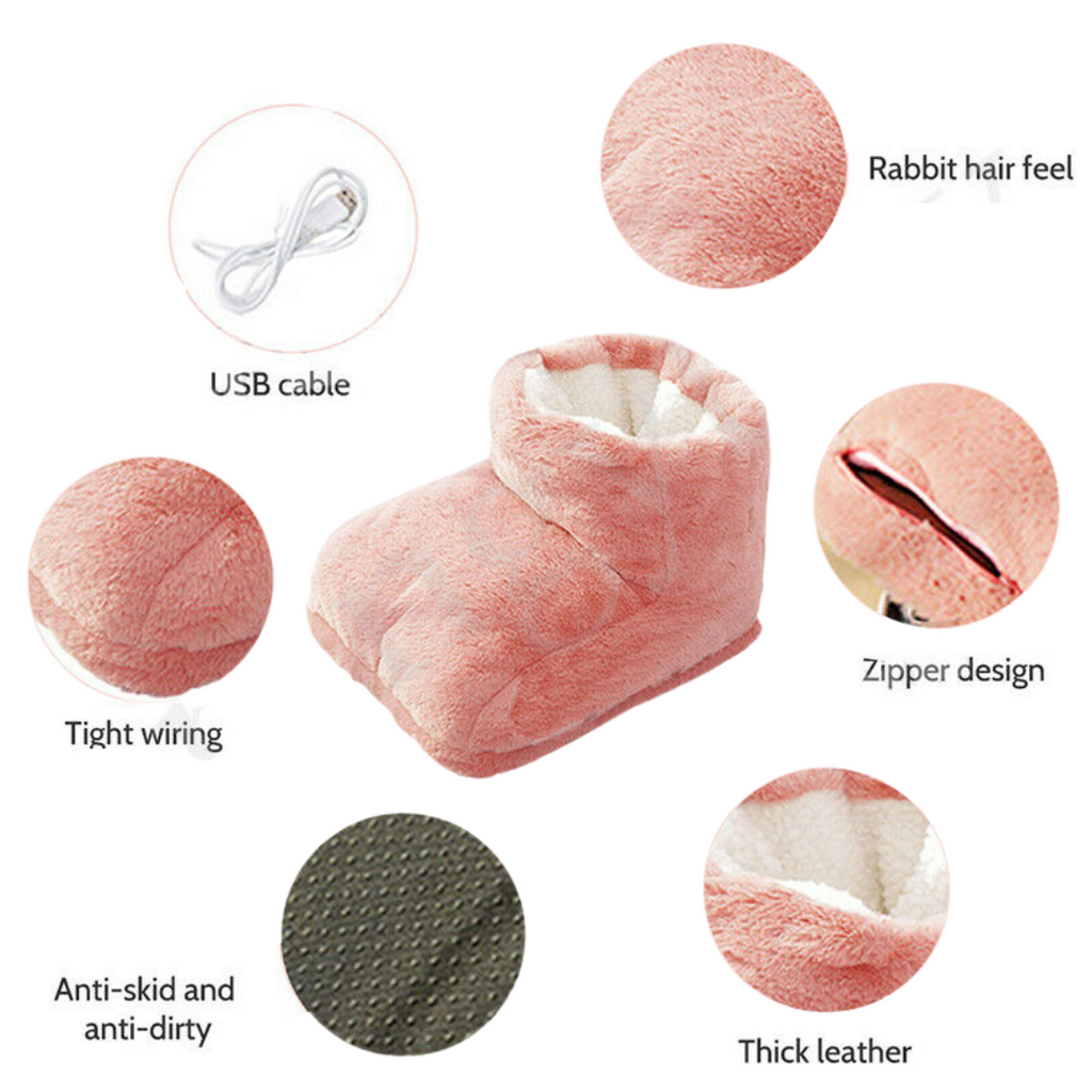 Plush Electric Foot Warmer