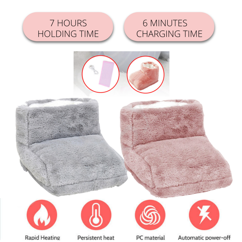 Plush Electric Foot Warmer