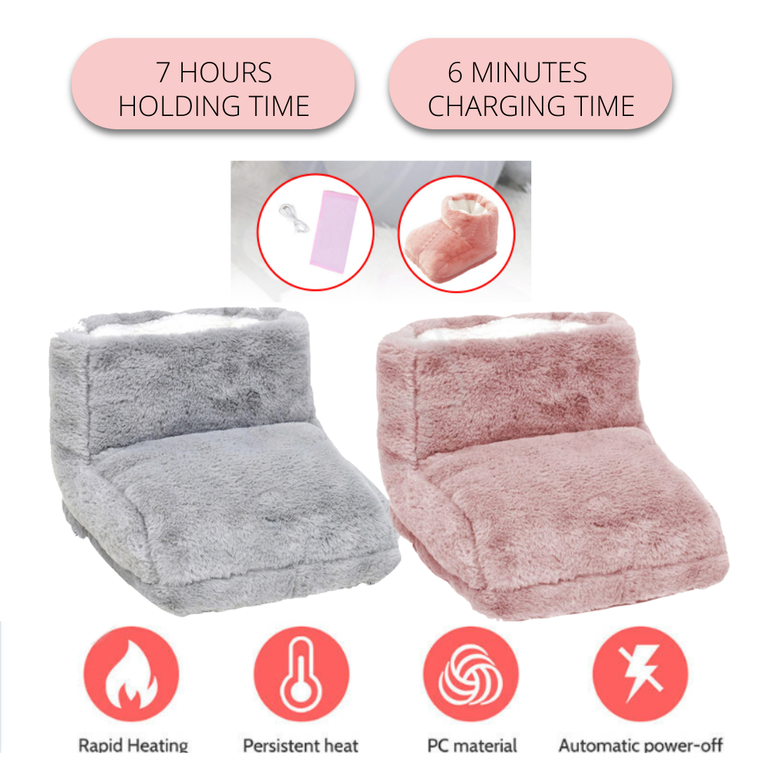 Plush Electric Foot Warmer