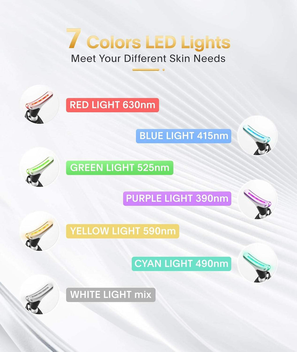 LED Light Therapy Face and Neck Massager