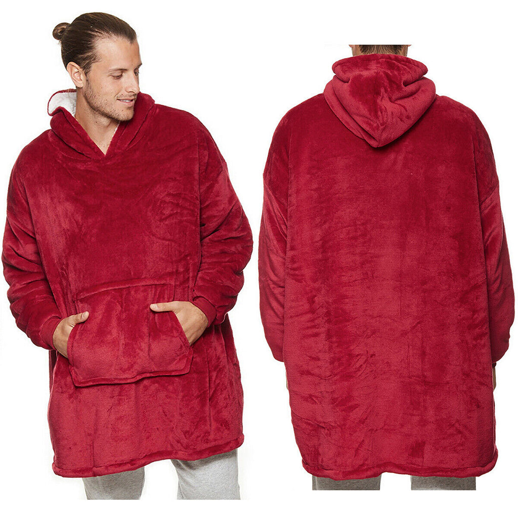 Oversized Winter Hoodie Blanket